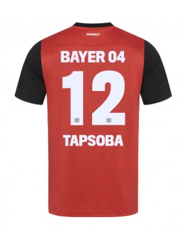 Bayer Leverkusen Edmond Tapsoba #12 Replika Hemmakläder 2024-25 Kortärmad